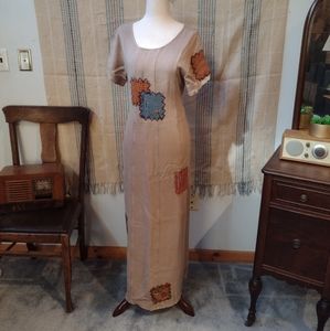 Fall patchwork dress